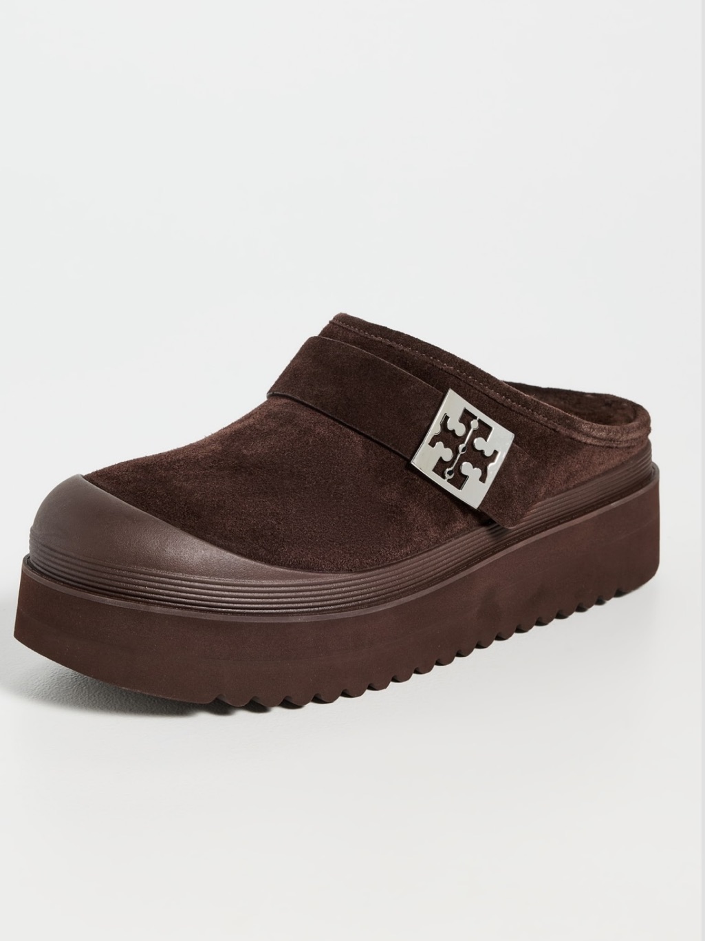 Tory Burch Mellow Shearling Platform Mules 5